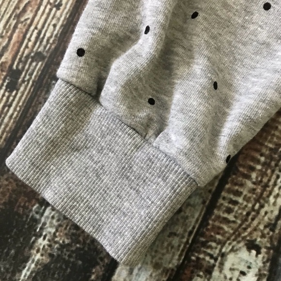 H&M Divided Gray Polkadot Sweatshirt - Picture 7 of 10